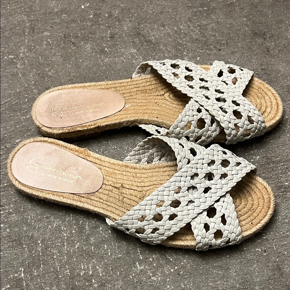 Anthropologie Women's white Woven Sandals